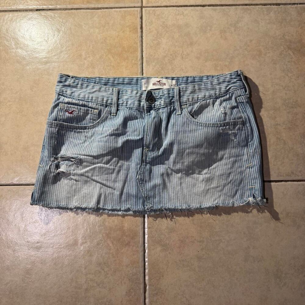 Vintage y2k hollister co blue mini Skirt Size 7 in Womens